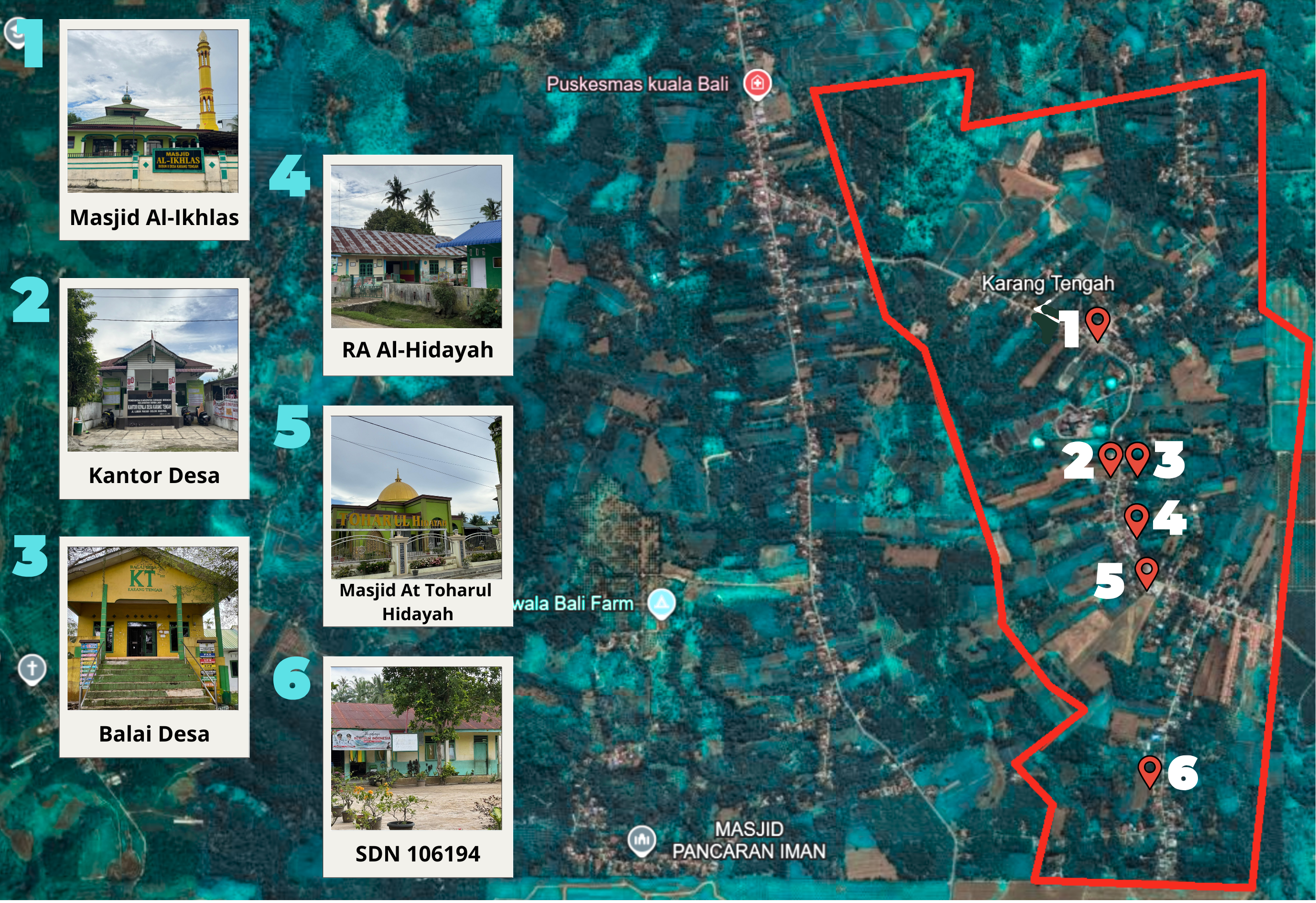 Peta Kabupaten Serdang Bedagai